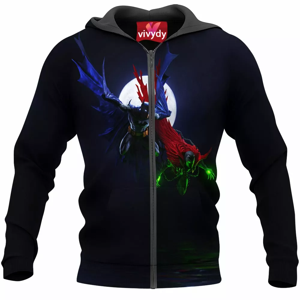 Batman Spawn Zip Hoodie