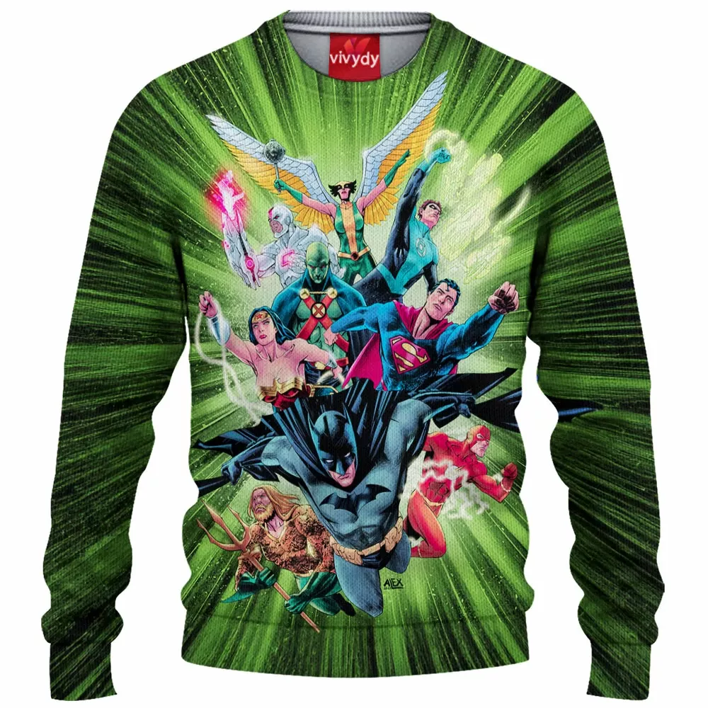 Justice League Knitted Sweater