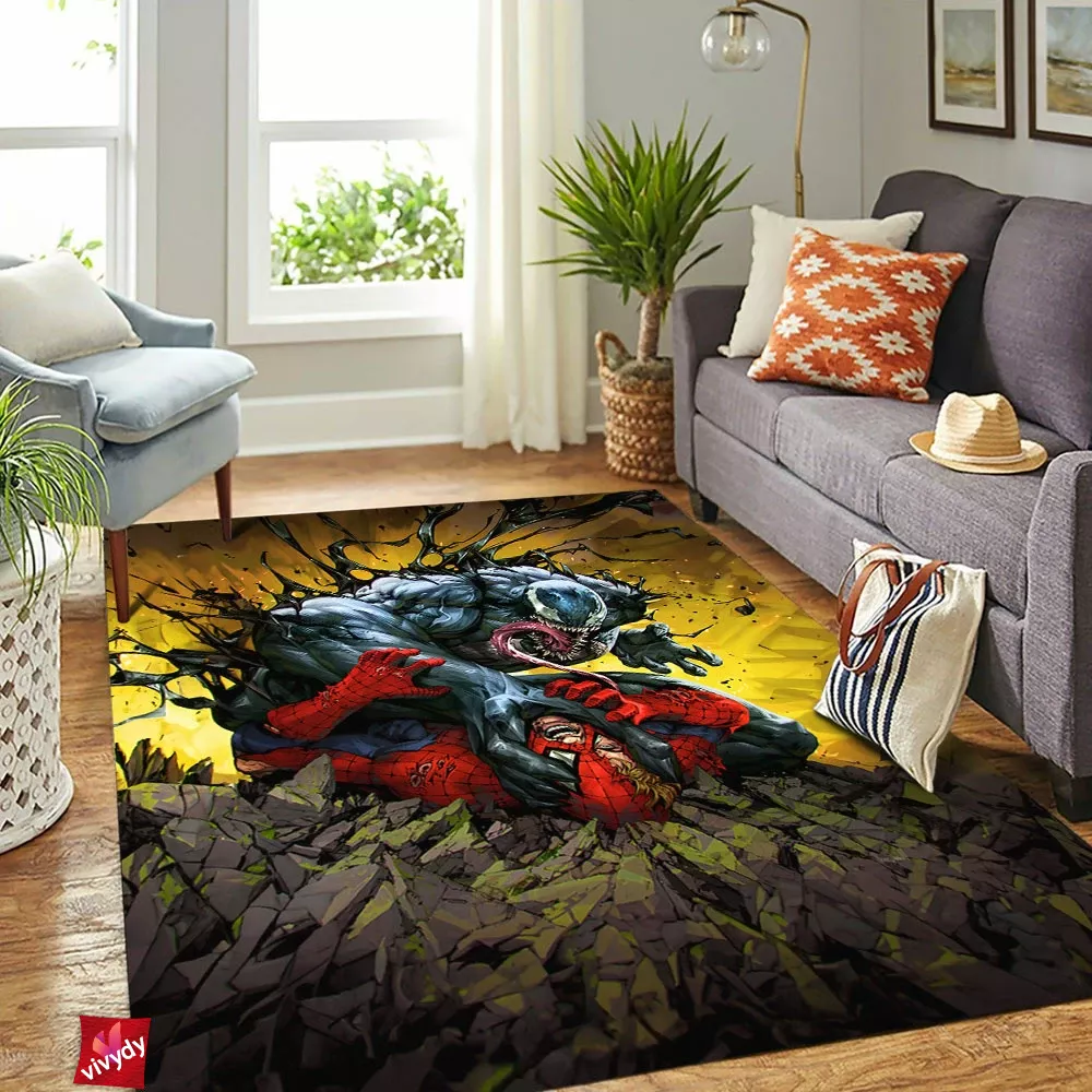 Venom Spider-man Rectangle Rug