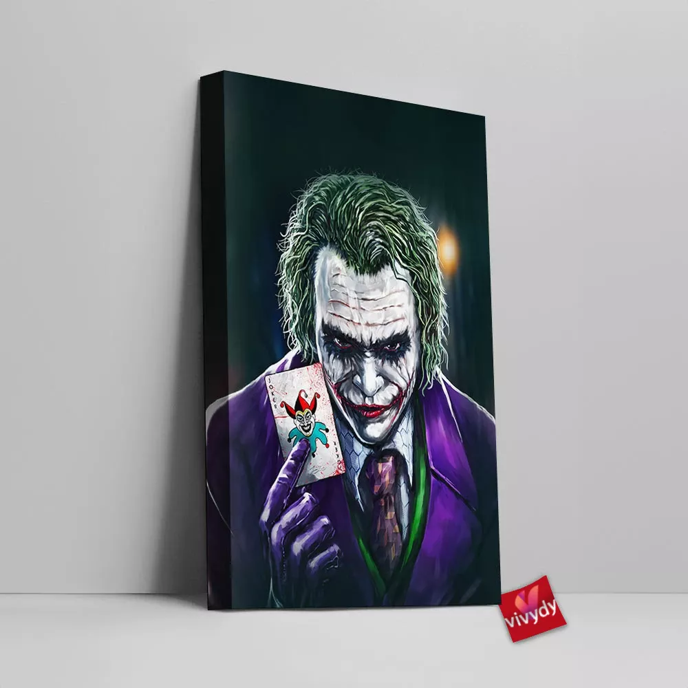 Joker Canvas Wall Art