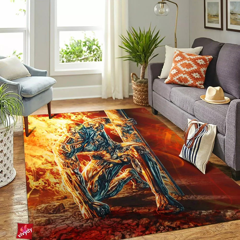 Silver Surfer Rectangle Rug