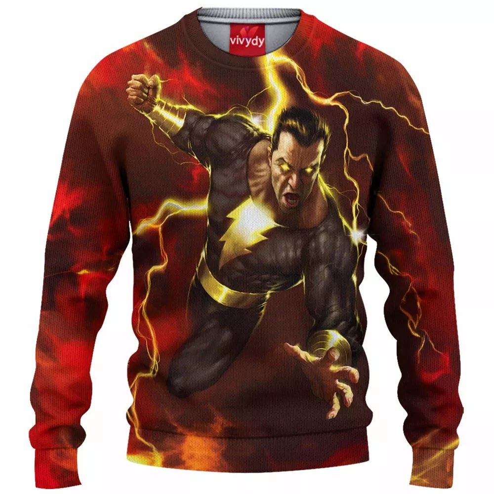 Black Adam Knitted Sweater