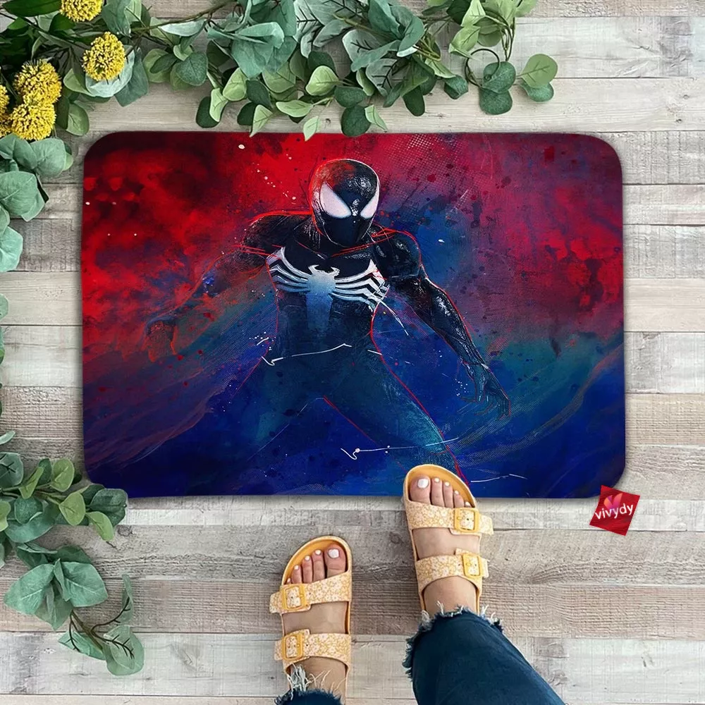 Black Spider-man Doormat