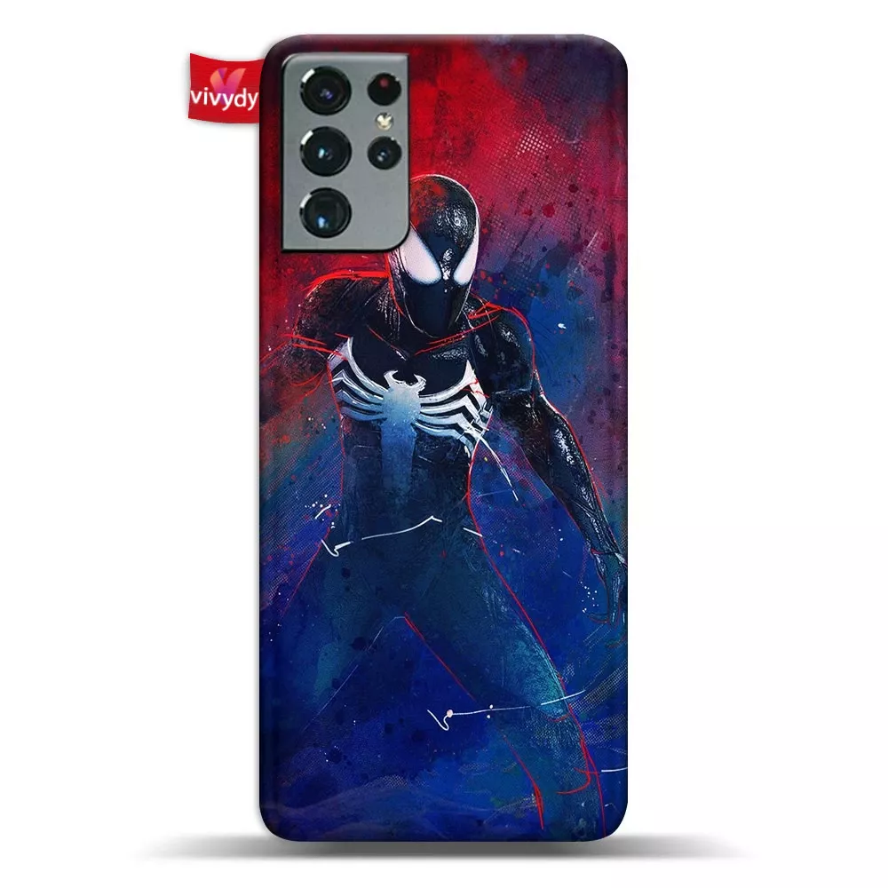 Black Spider-man Phone Case Samsung