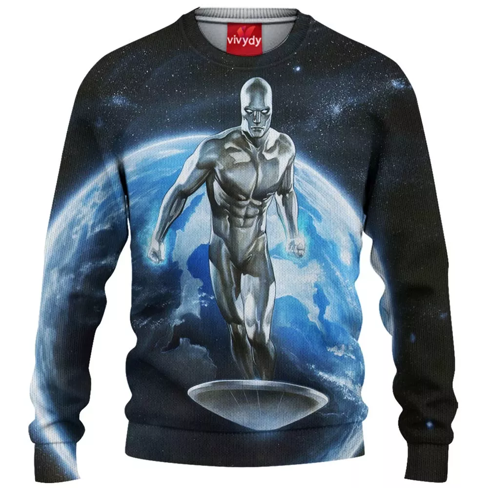 Silver Surfer Knitted Sweater