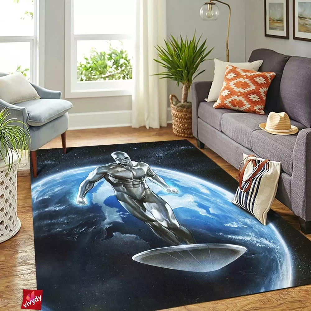 Silver Surfer Rectangle Rug