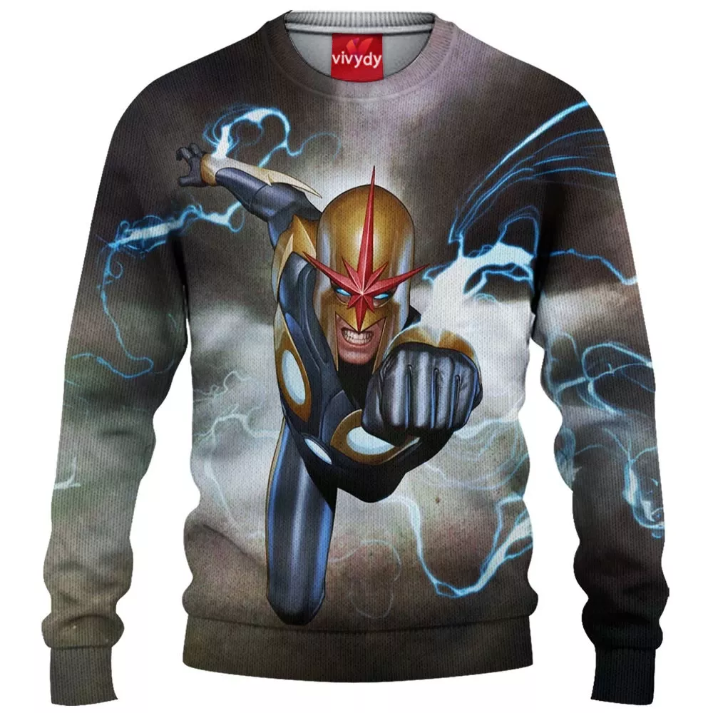 Nova Comic Knitted Sweater