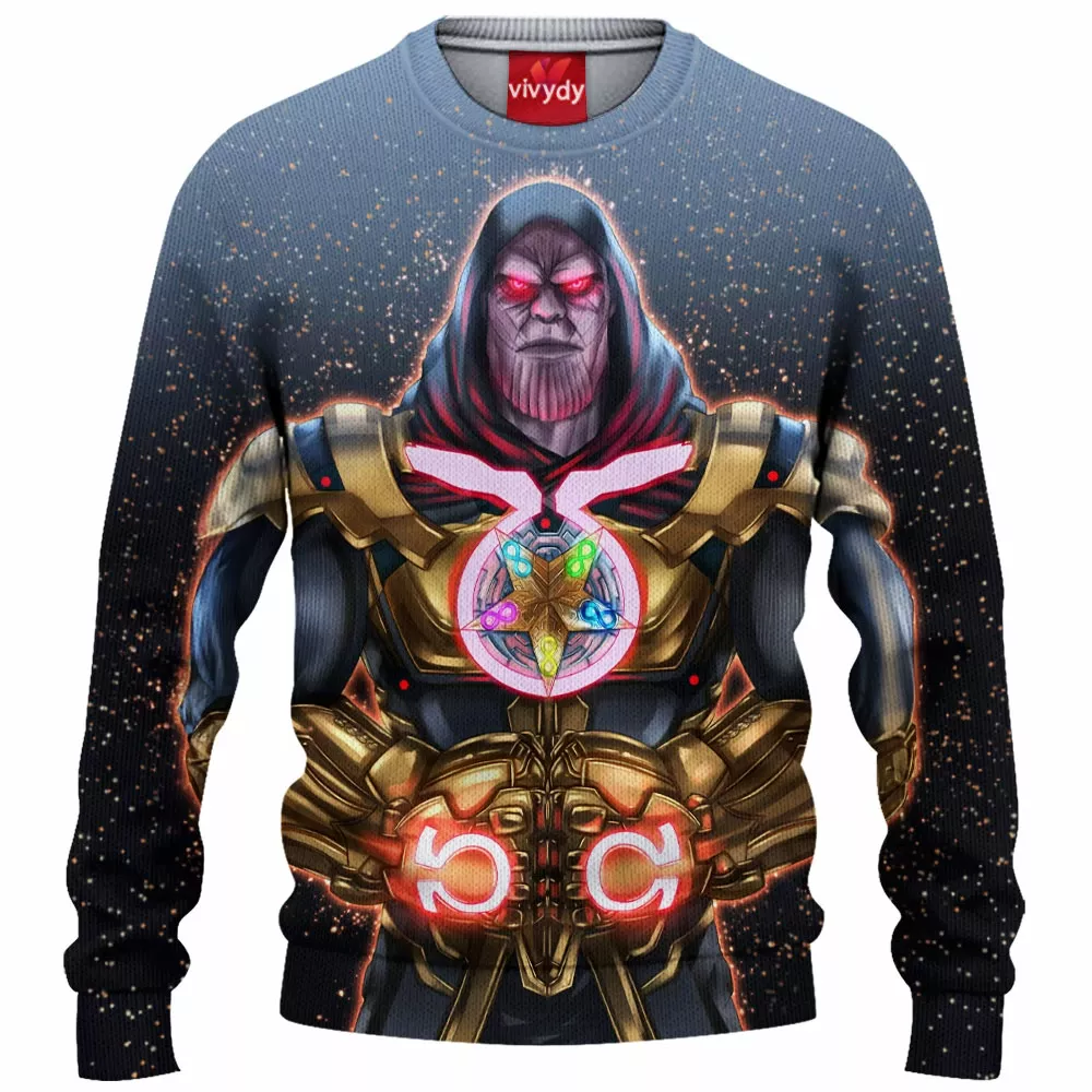 Thanos x Darkseid Knitted Sweater