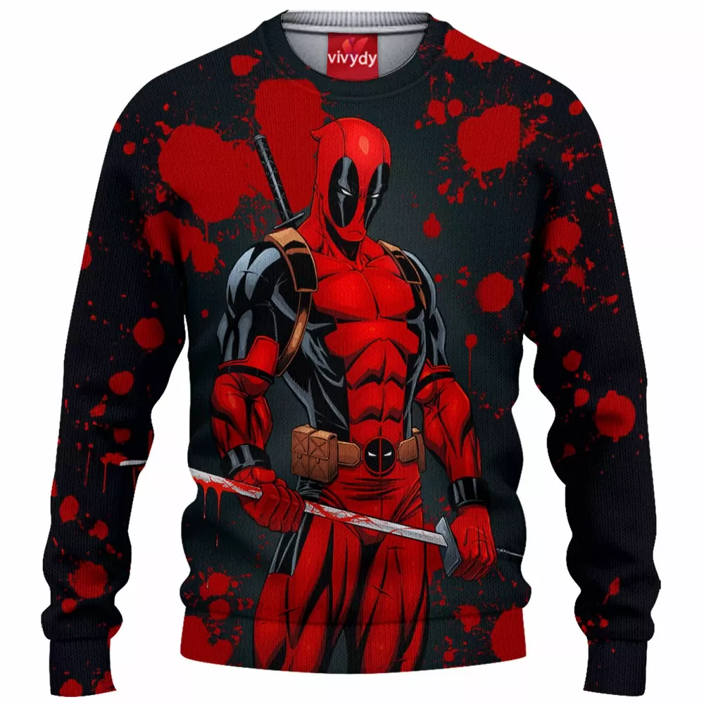 Deadpool Knitted Sweater