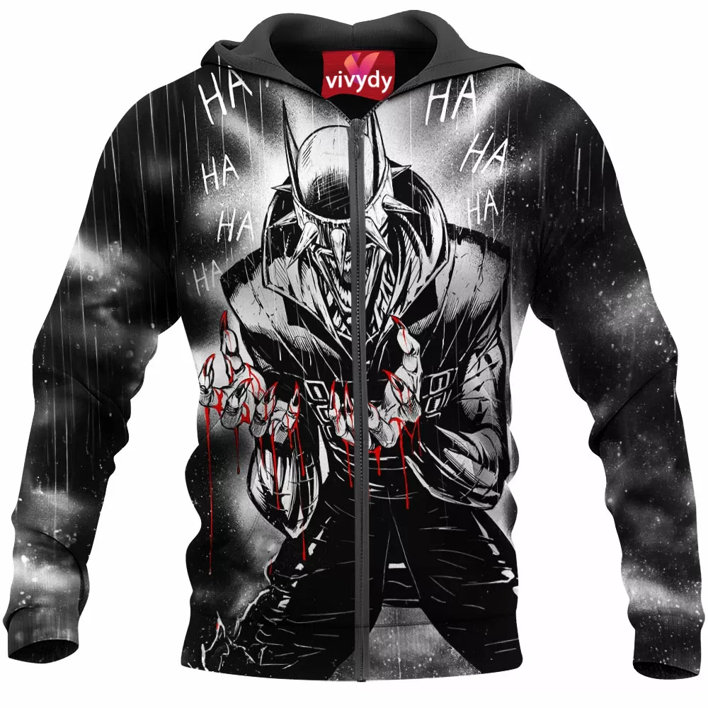 The Batman Who Laughs Zip Hoodie