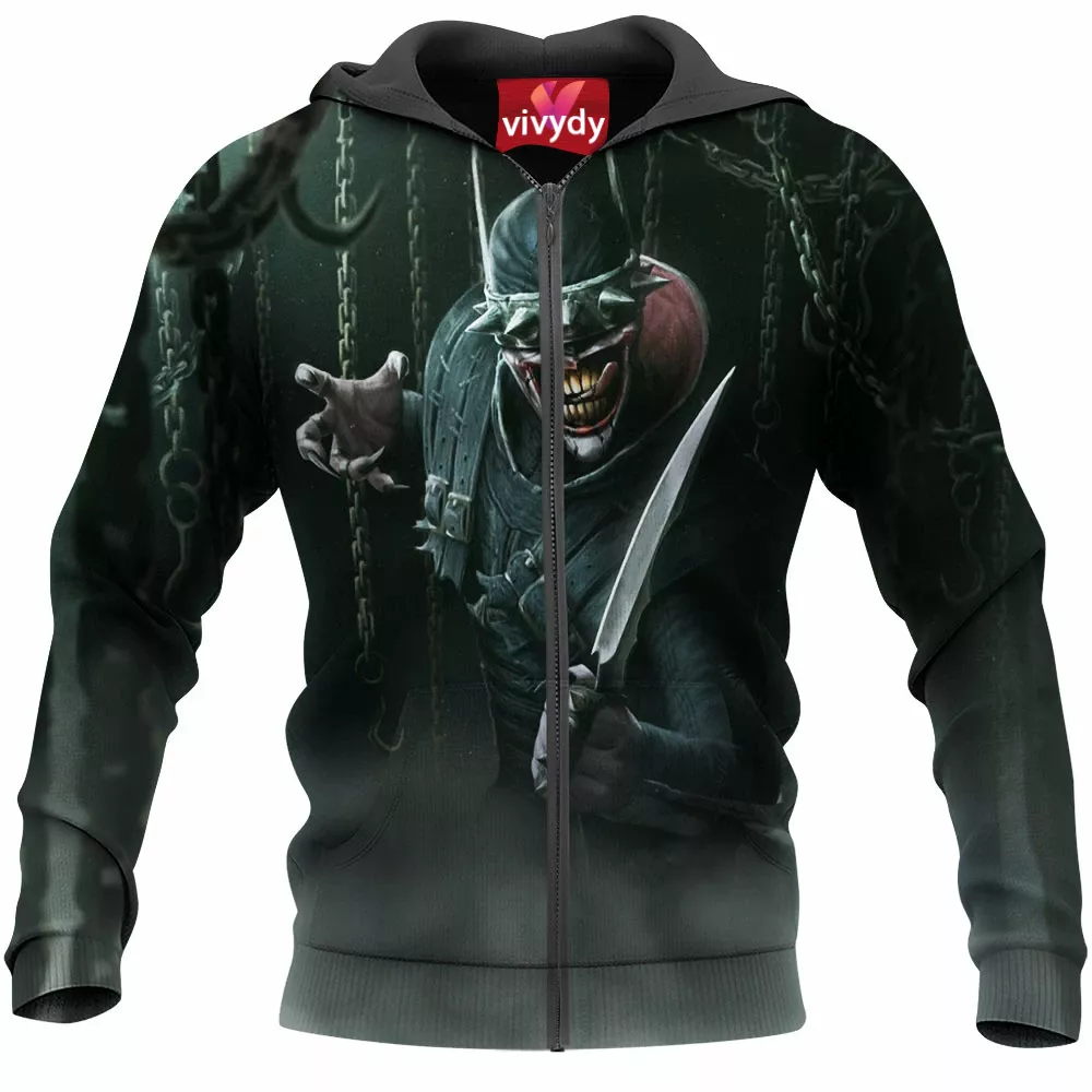 The Batman Who Laughs Zip Hoodie