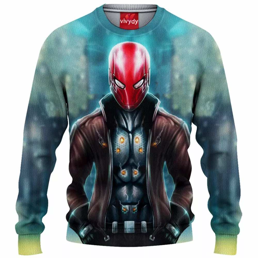 Red Hood Knitted Sweater