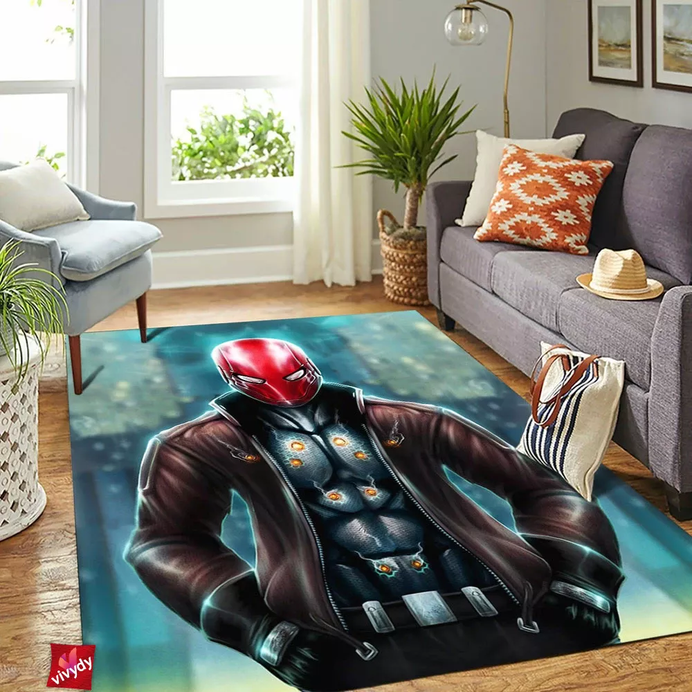 Red Hood Rectangle Rug