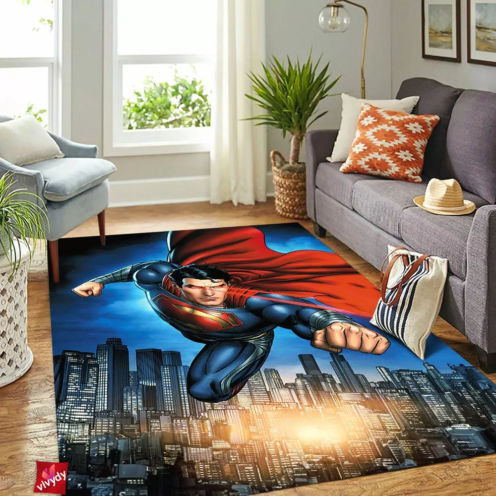 Man Of Steel Rectangle Rug