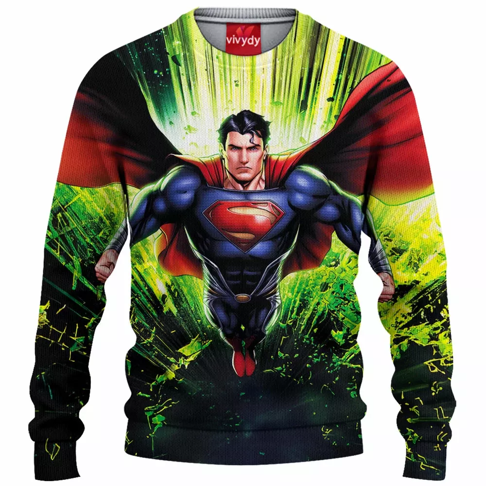 Man Of Steel Knitted Sweater