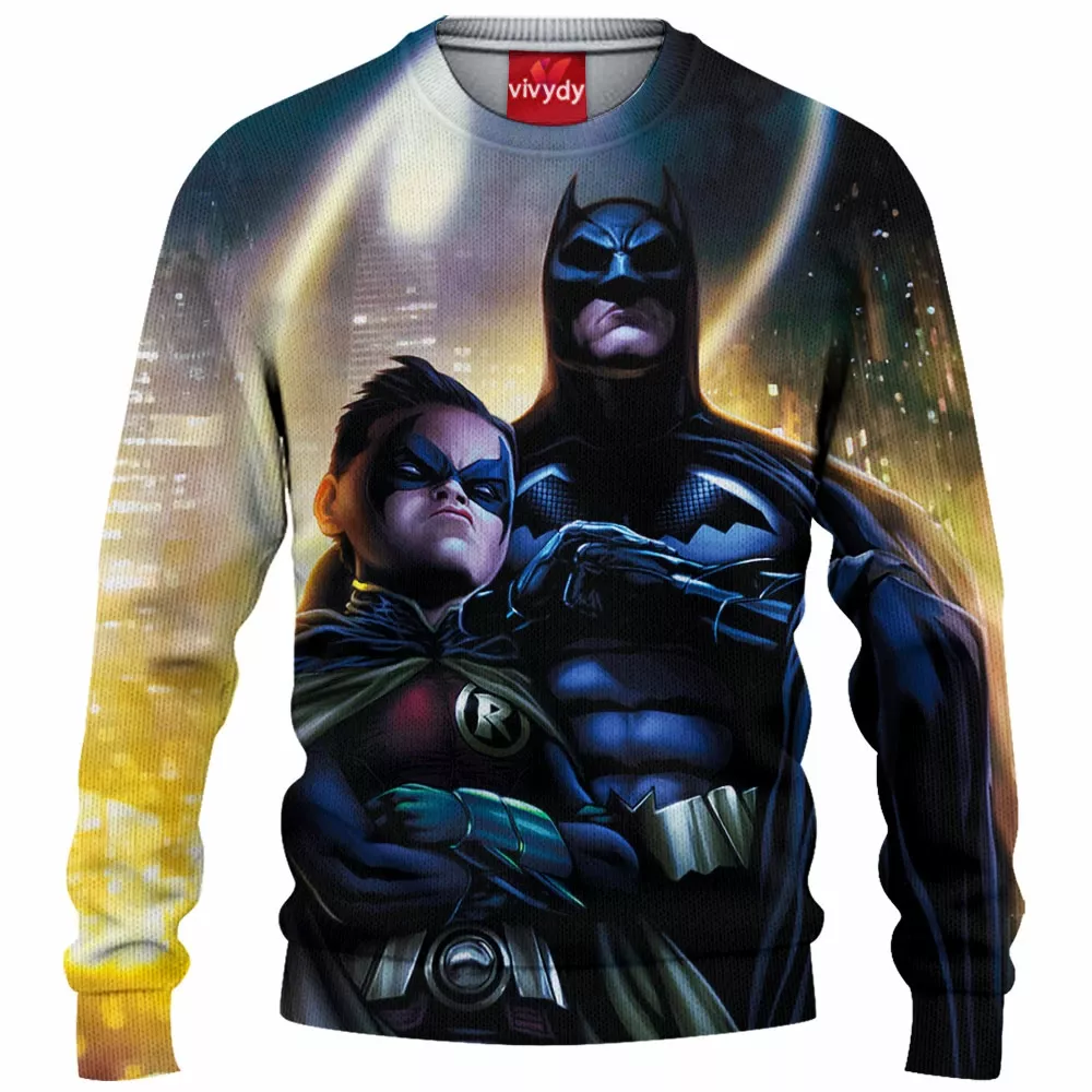 Batman Robin Knitted Sweater