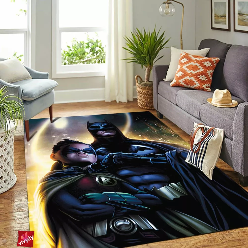 Batman Robin Rectangle Rug