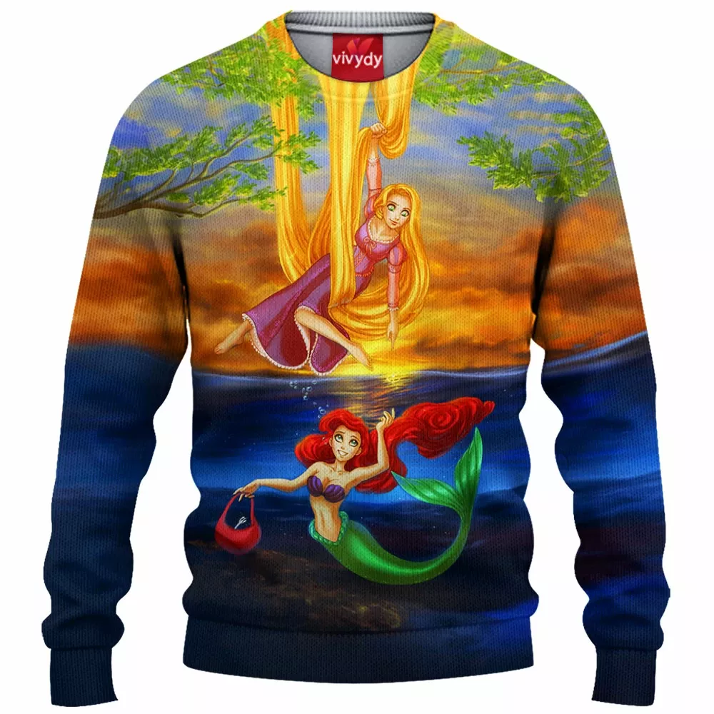 Rapunzel Ariel Knitted Sweater