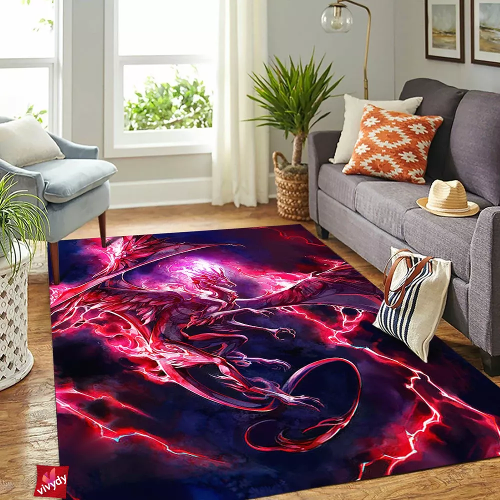 Storm Dragon Rectangle Rug