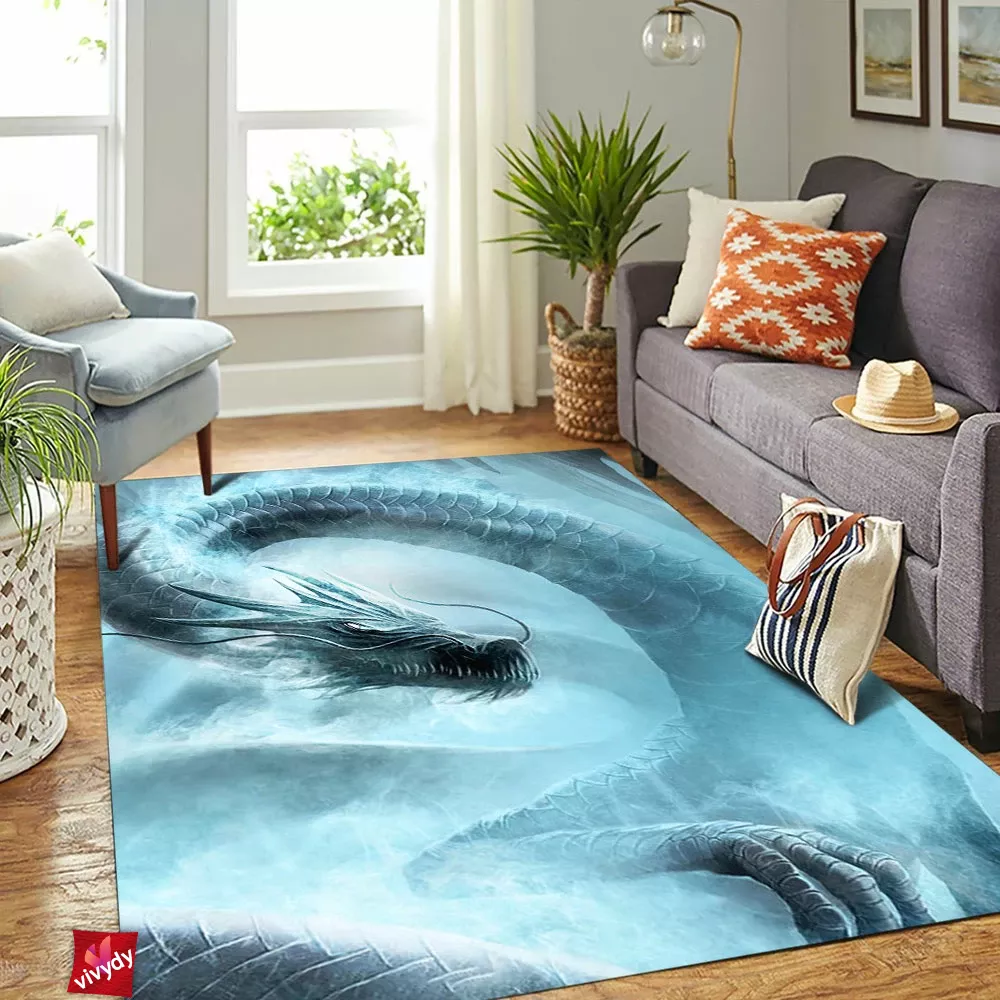 Mist Dragon Rectangle Rug