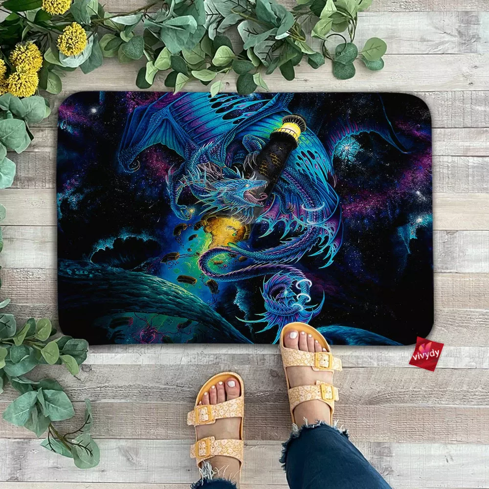 Galaxy Space Dragon Doormat