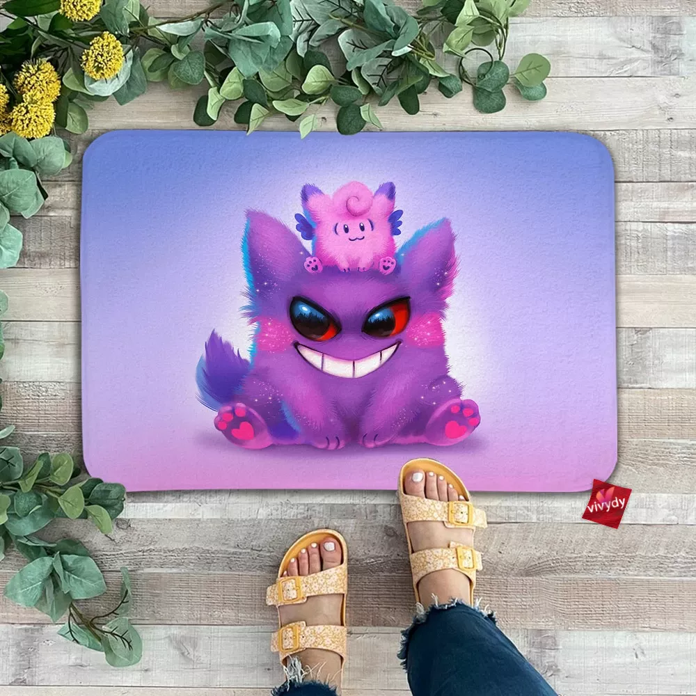 Gengar And Clefable Doormat