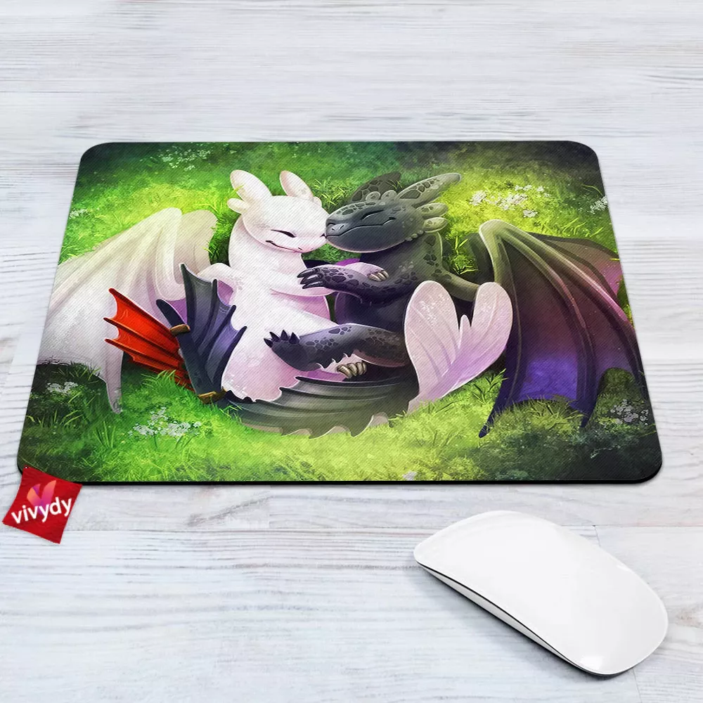 Night And Light Fury Mouse Pad