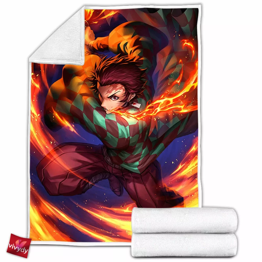 Tanjiro Fleece Blanket