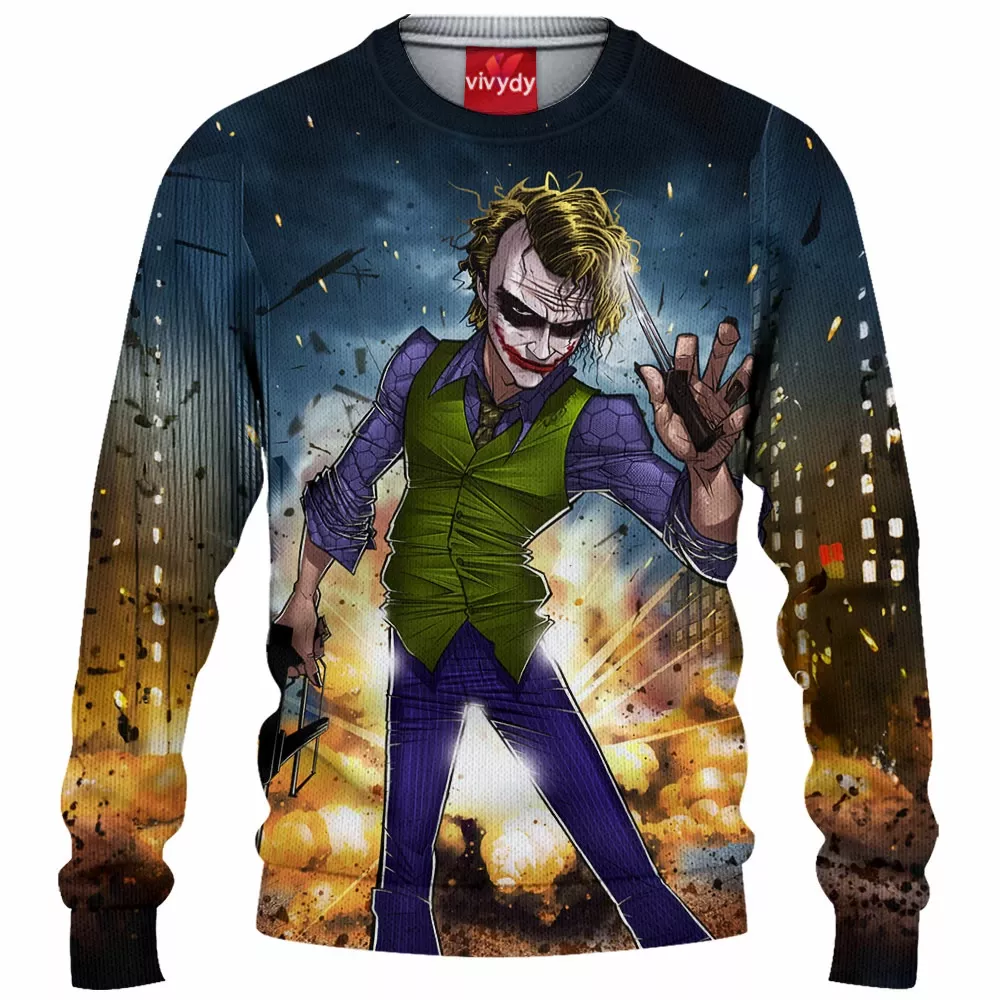 Why So Serious Knitted Sweater