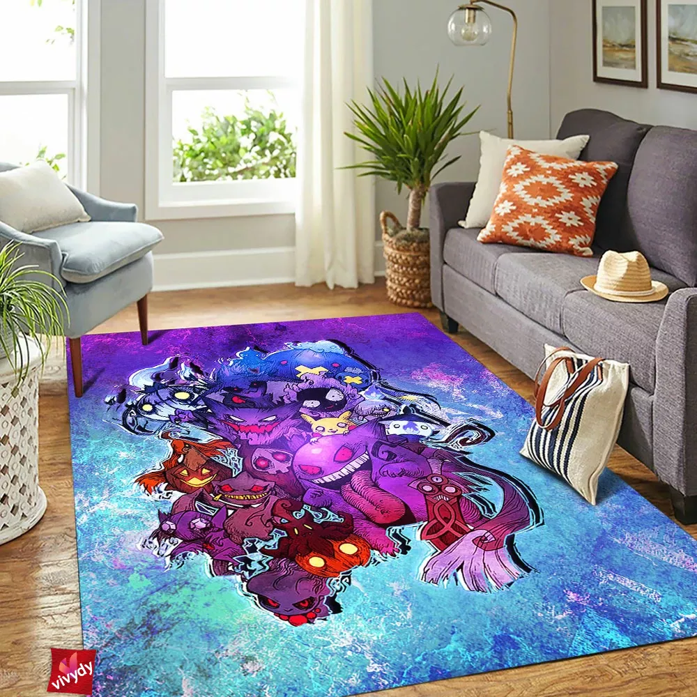 Ghost Type Rectangle Rug