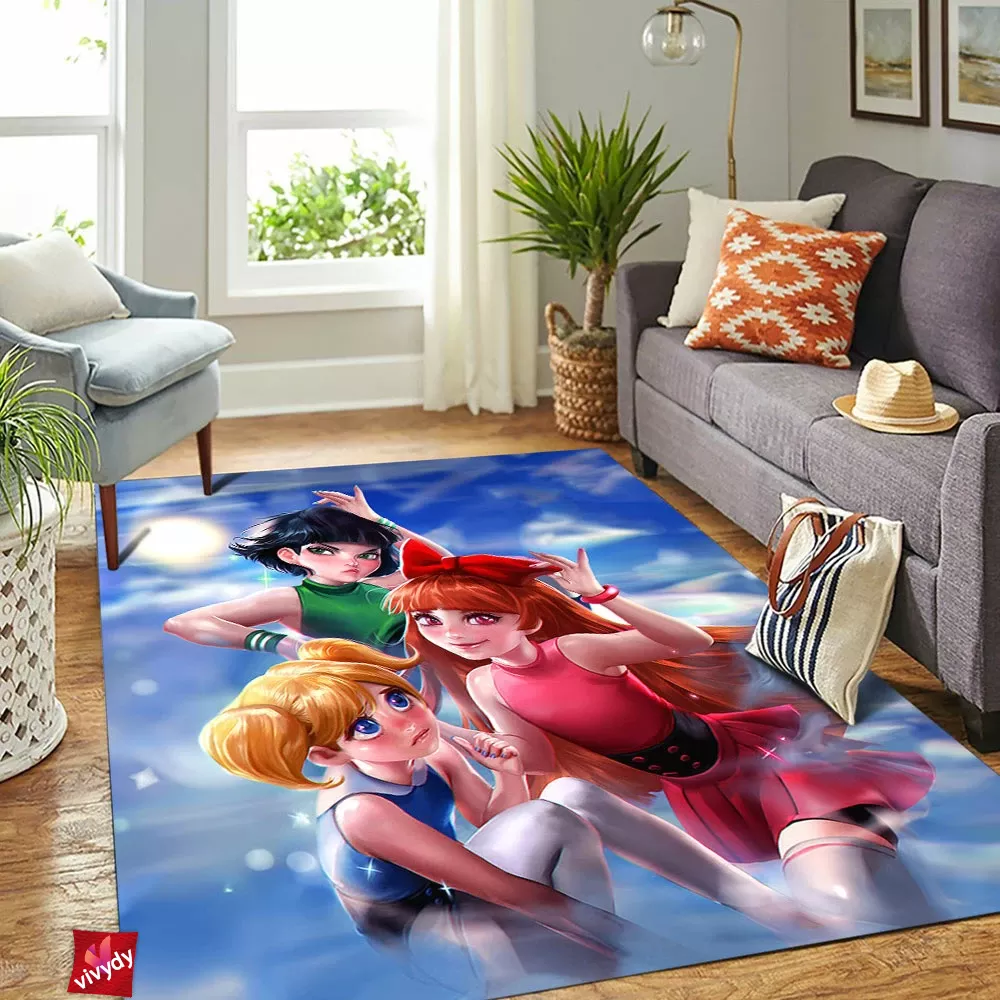 Powerpuff Girls Rectangle Rug