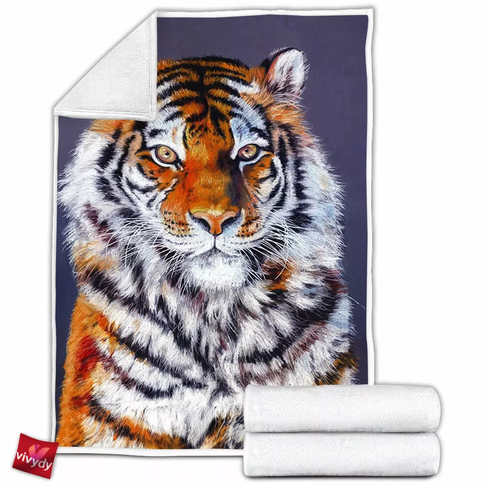 Tiger Fleece Blanket