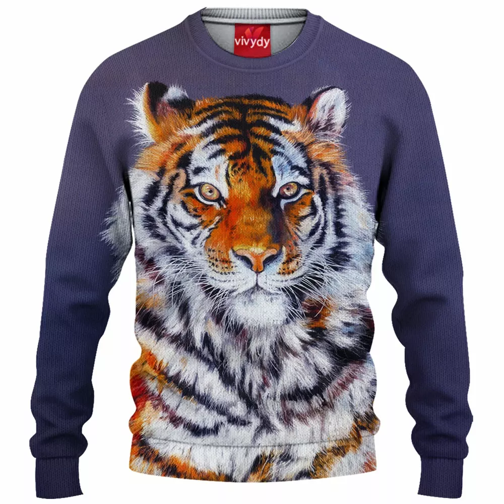 Tiger Knitted Sweater