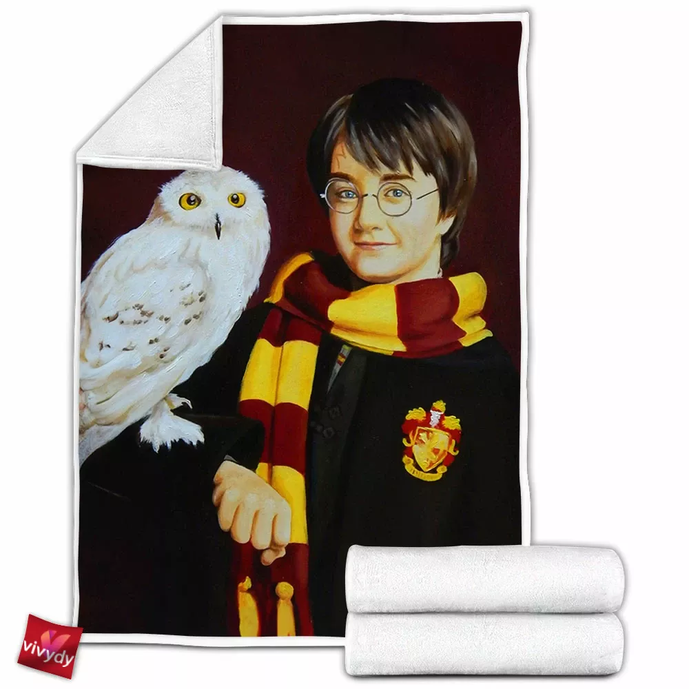 The Boy With The Owl Fleece Blanket