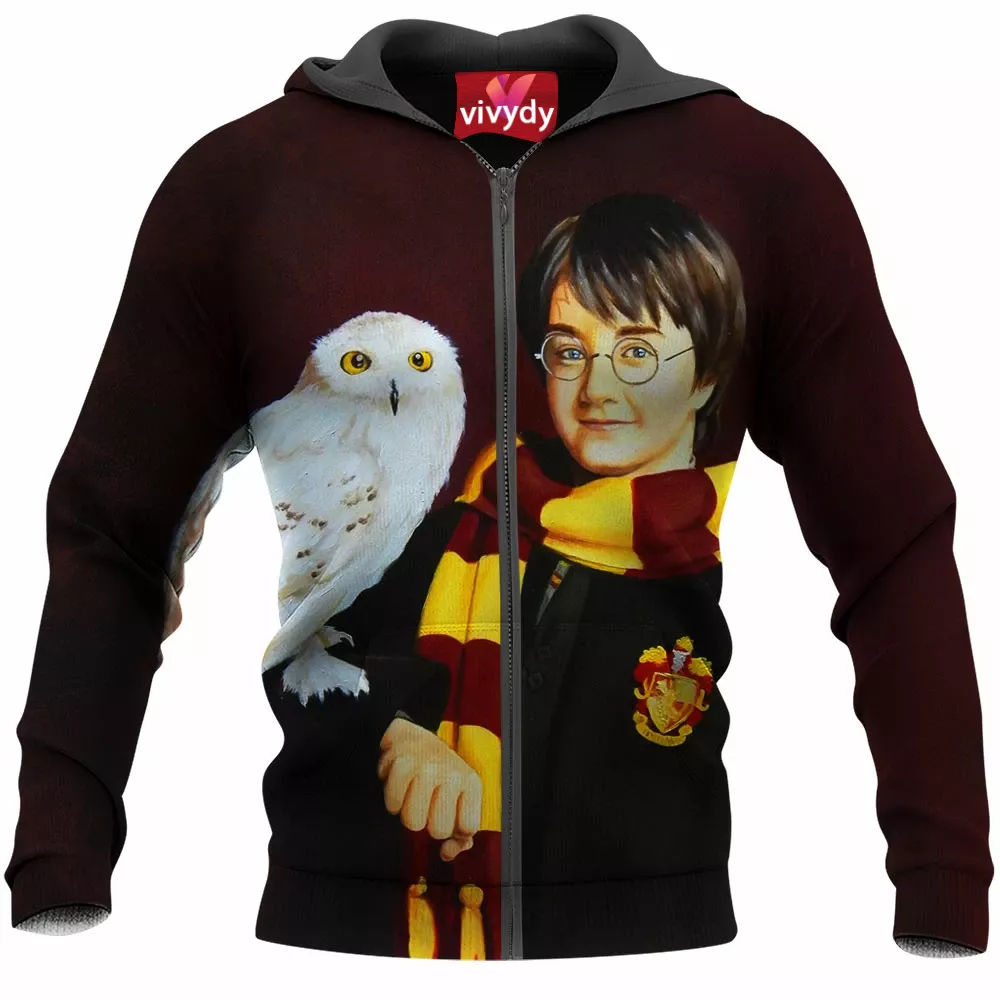 The Boy With The Owl Zip Hoodie