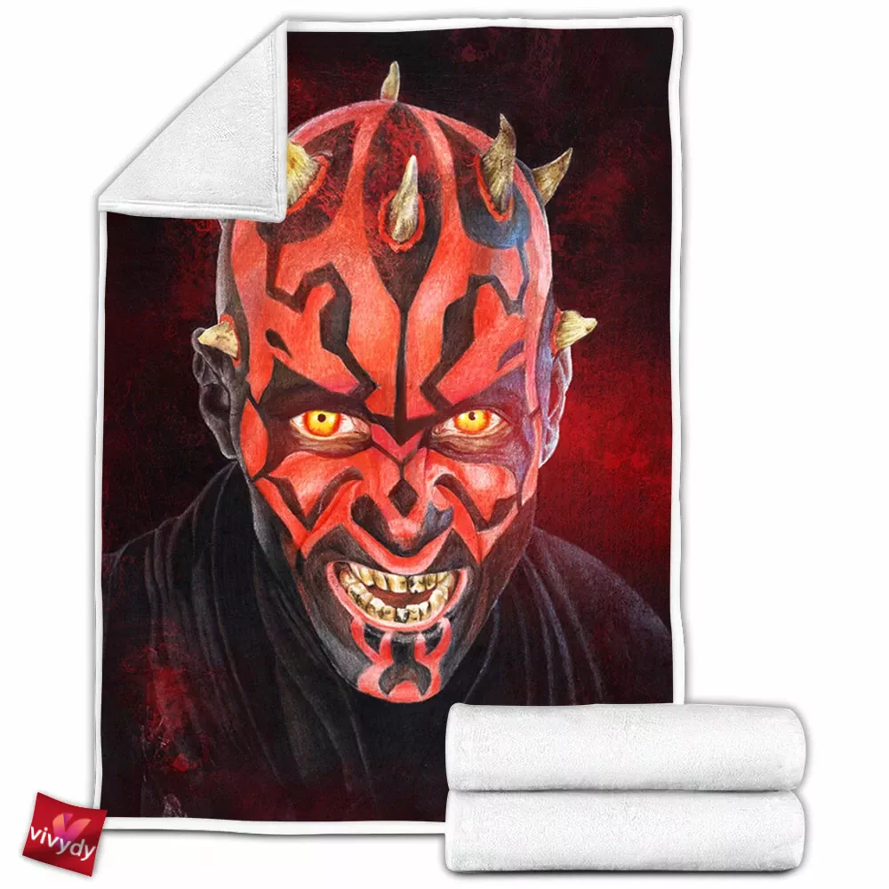 Darth Maul Fleece Blanket