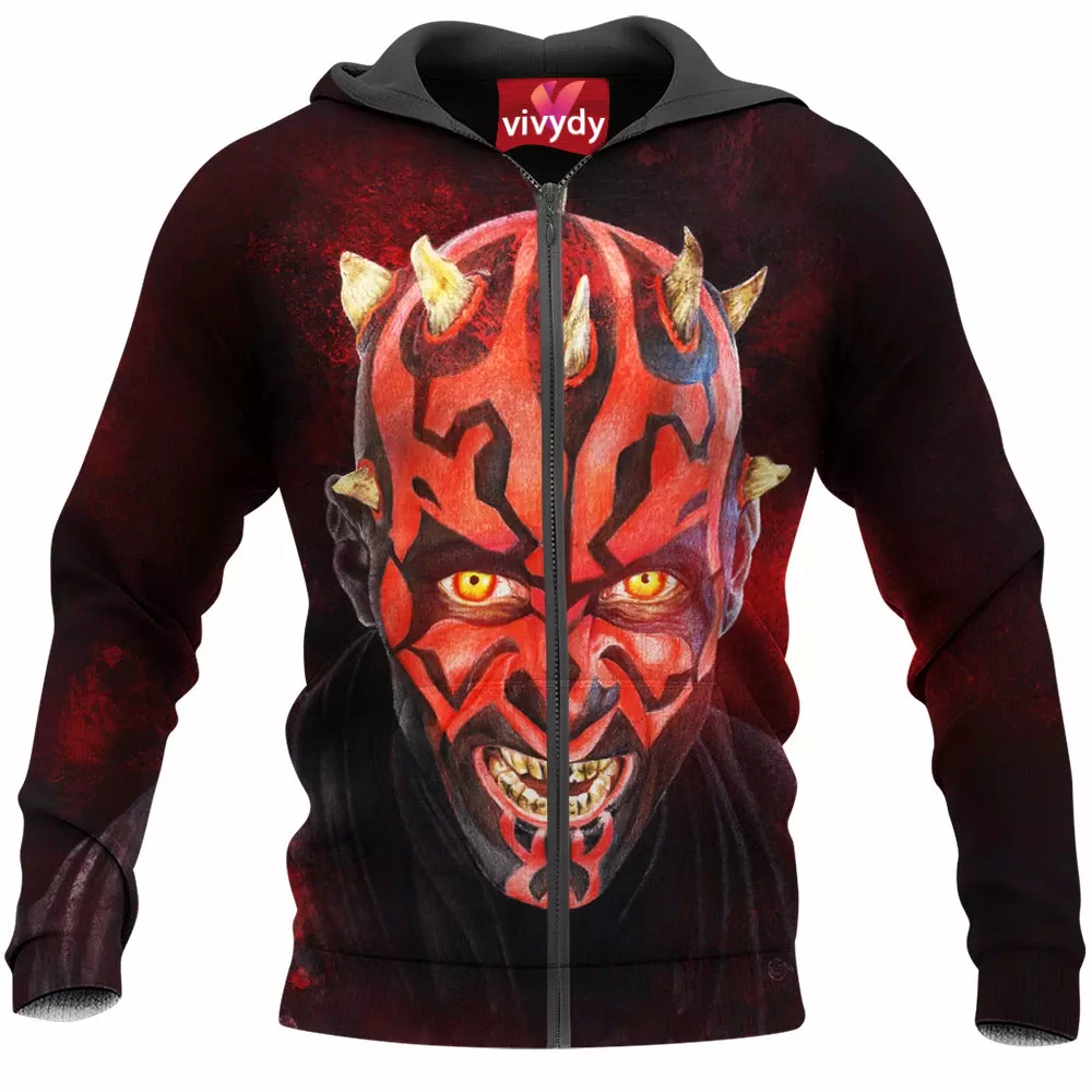 Darth Maul Zip Hoodie