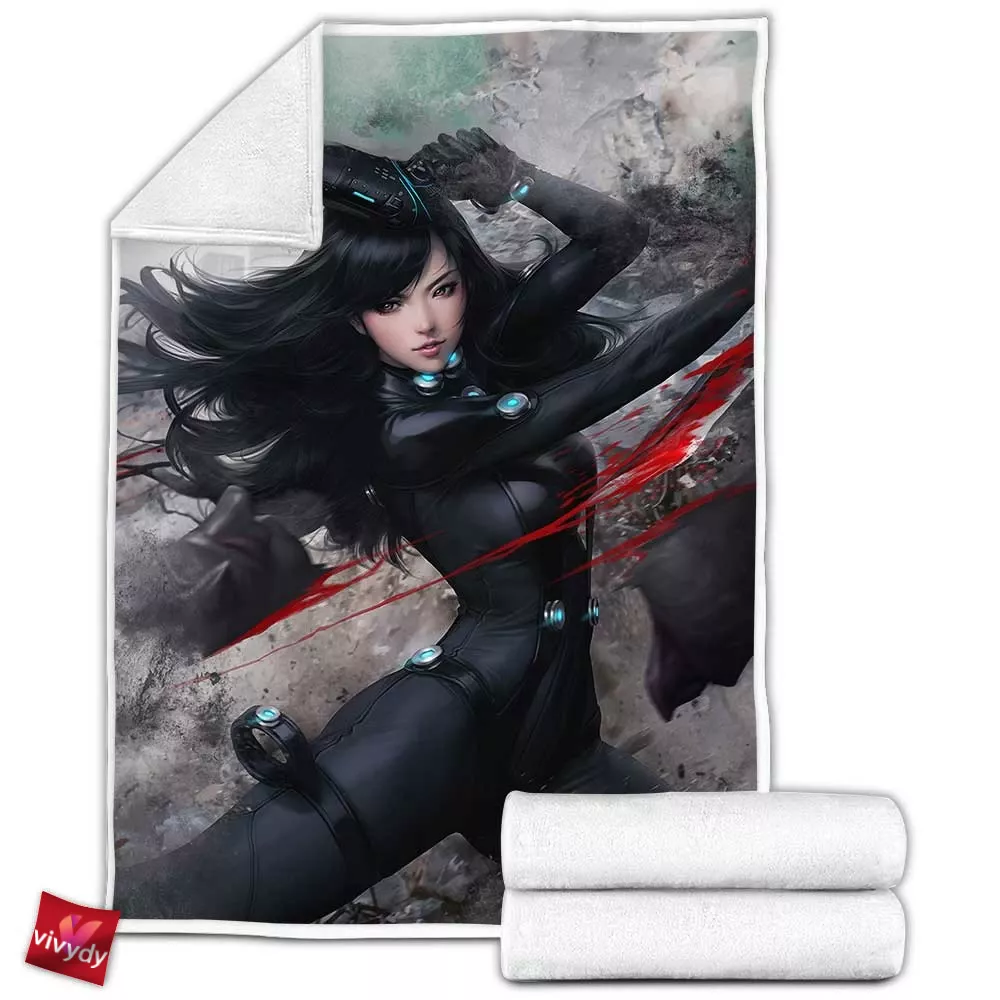 Reika Shimohira Gantz Fleece Blanket