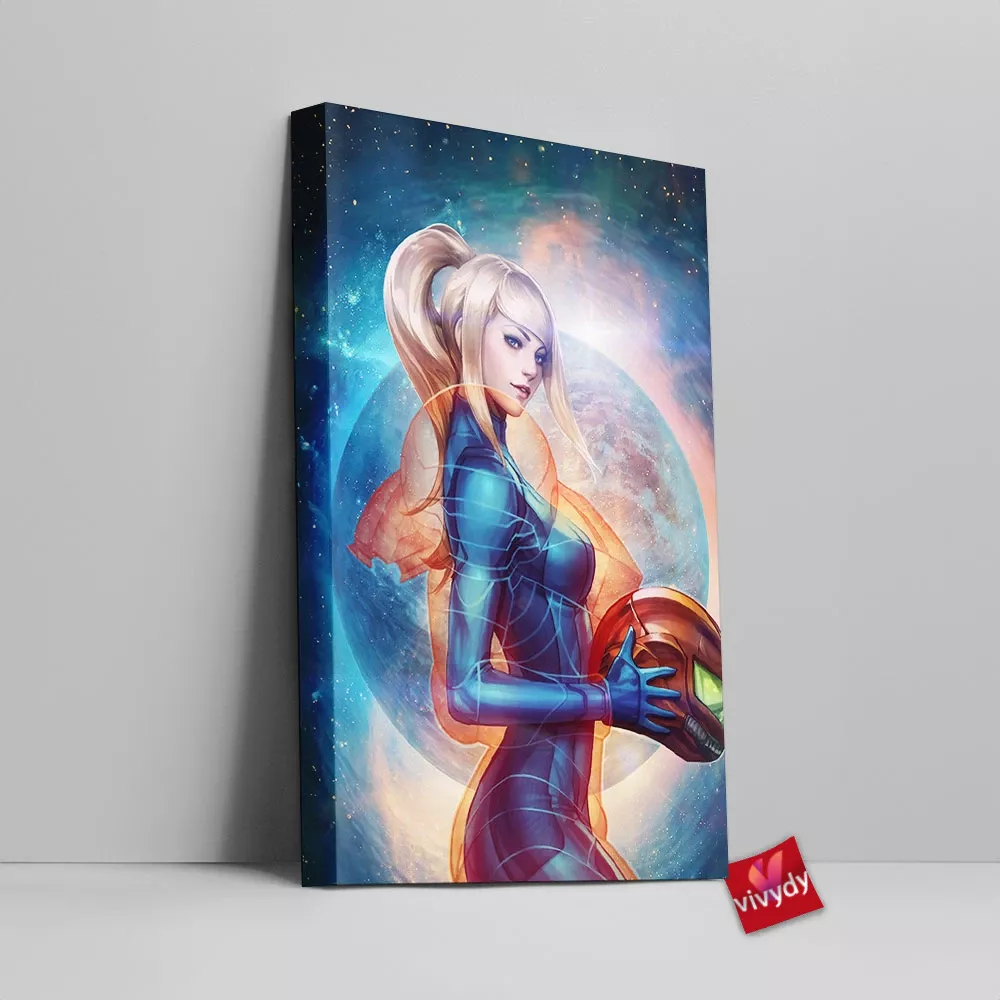 Samus Aran Canvas Wall Art