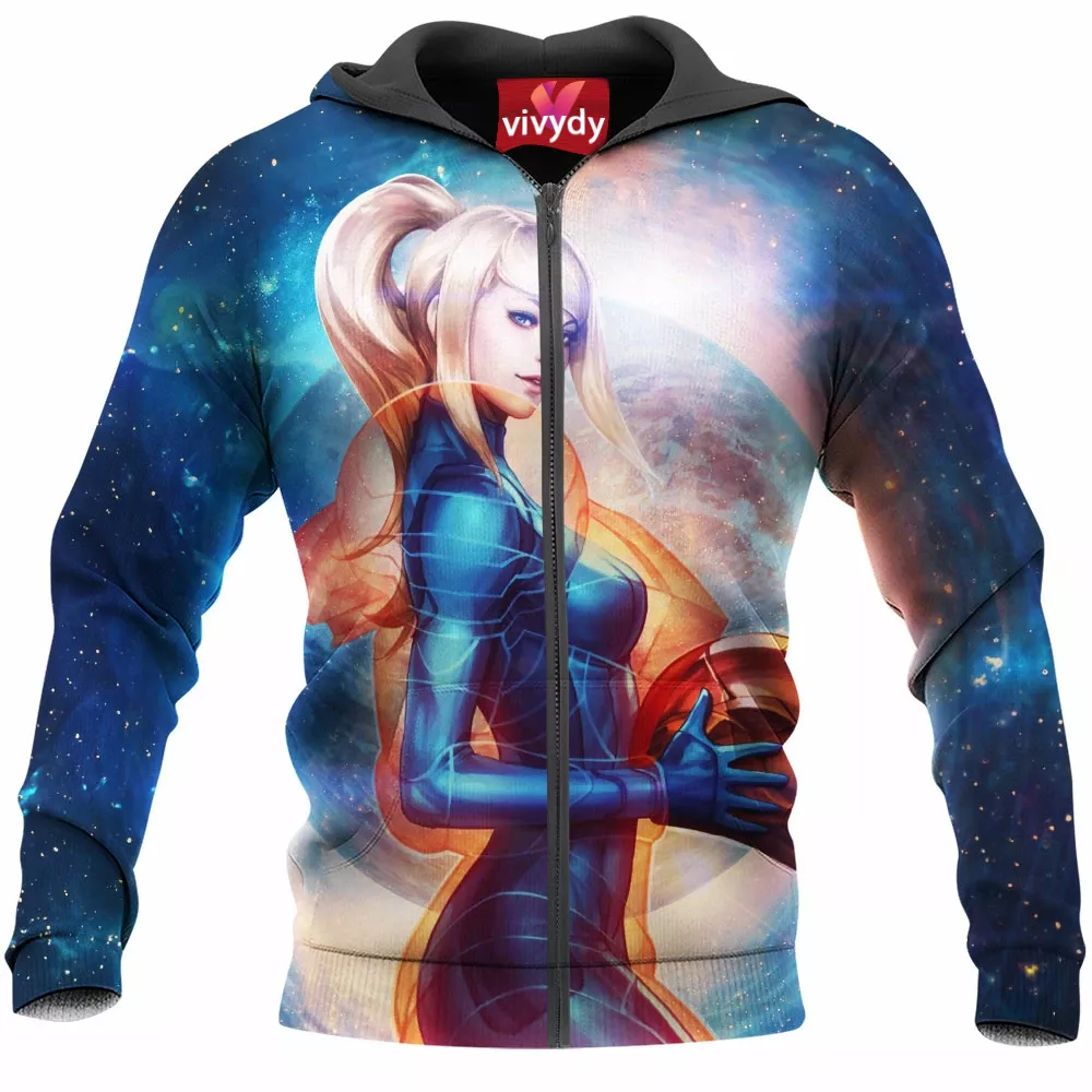 Samus Aran Zip Hoodie