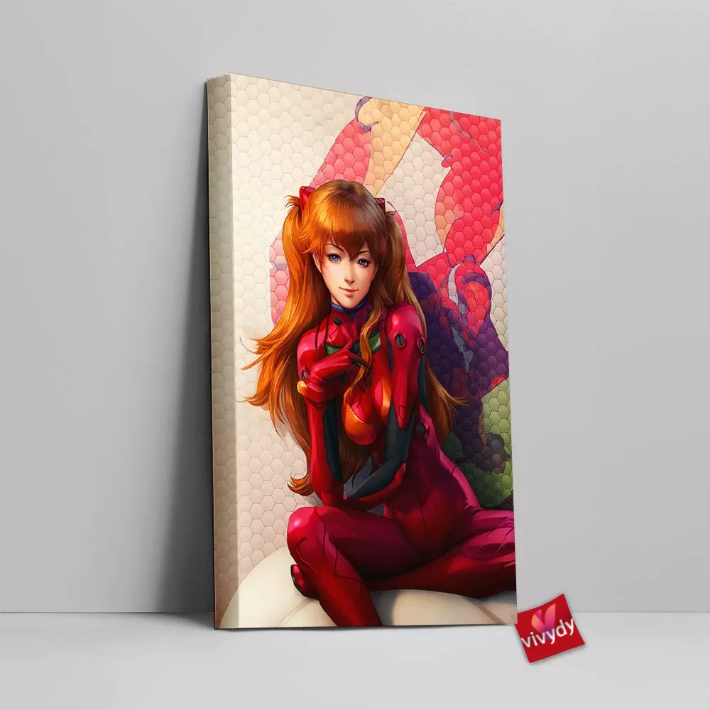 Asuka Langley Soryu Canvas Wall Art