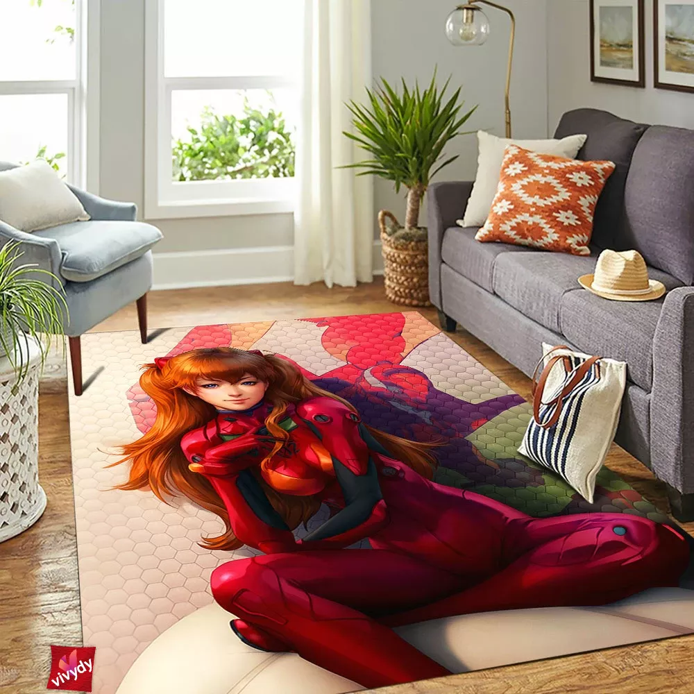 Asuka Langley Soryu Rectangle Rug