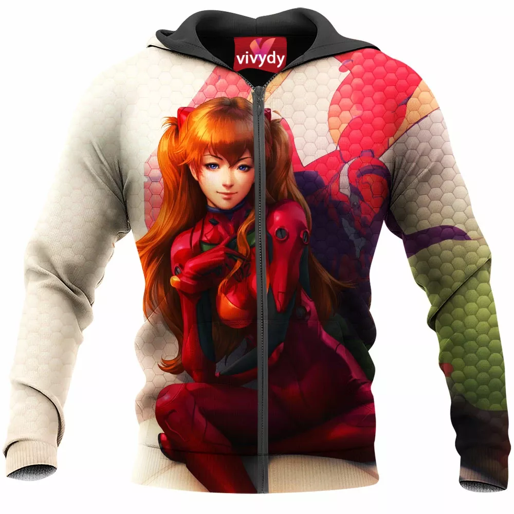 Asuka Langley Soryu Zip Hoodie