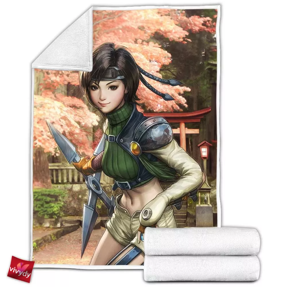 Yuffie Kisaragi Final Fantasy Fleece Blanket