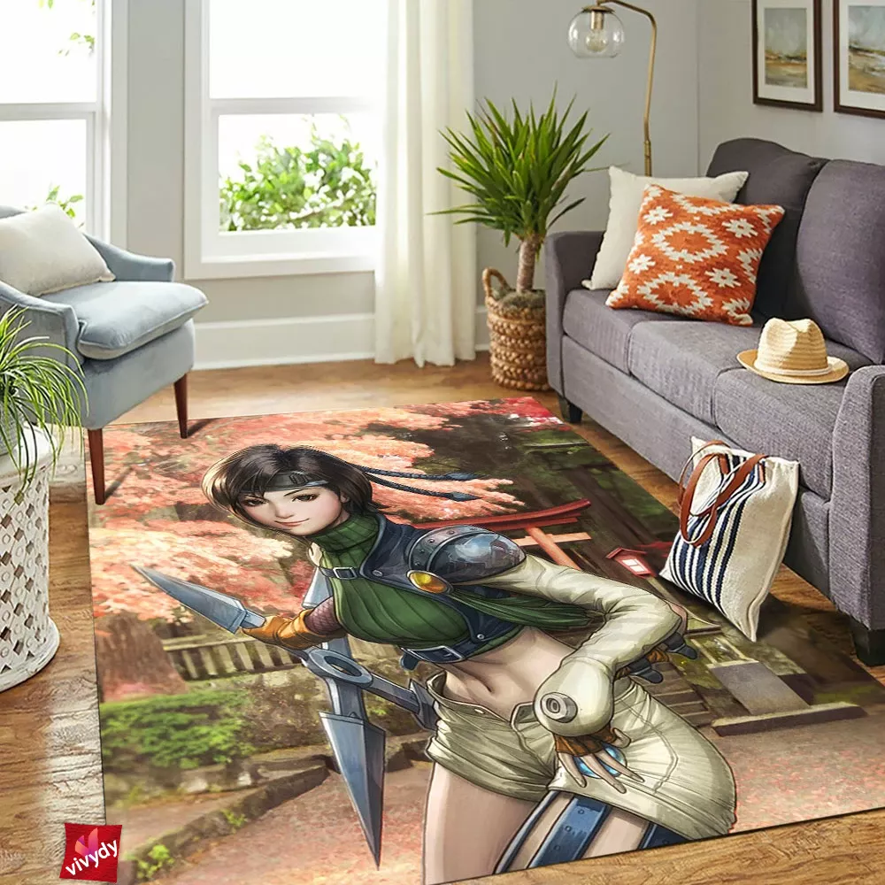 Yuffie Kisaragi Final Fantasy Rectangle Rug