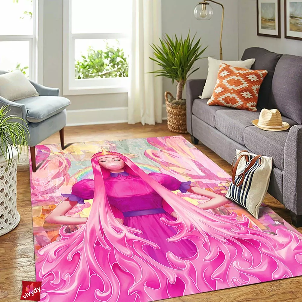 Princess Bubblegum Rectangle Rug