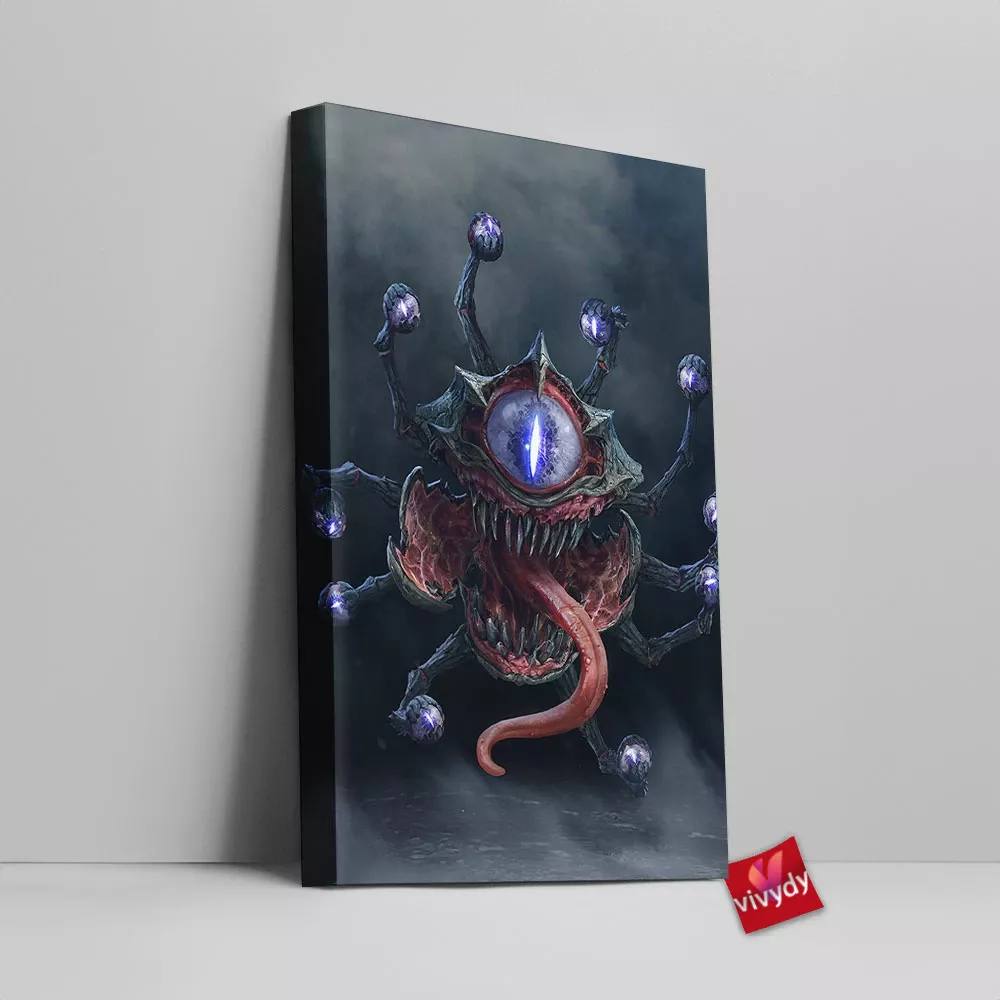 Dark Alliance Beholder Canvas Wall Art