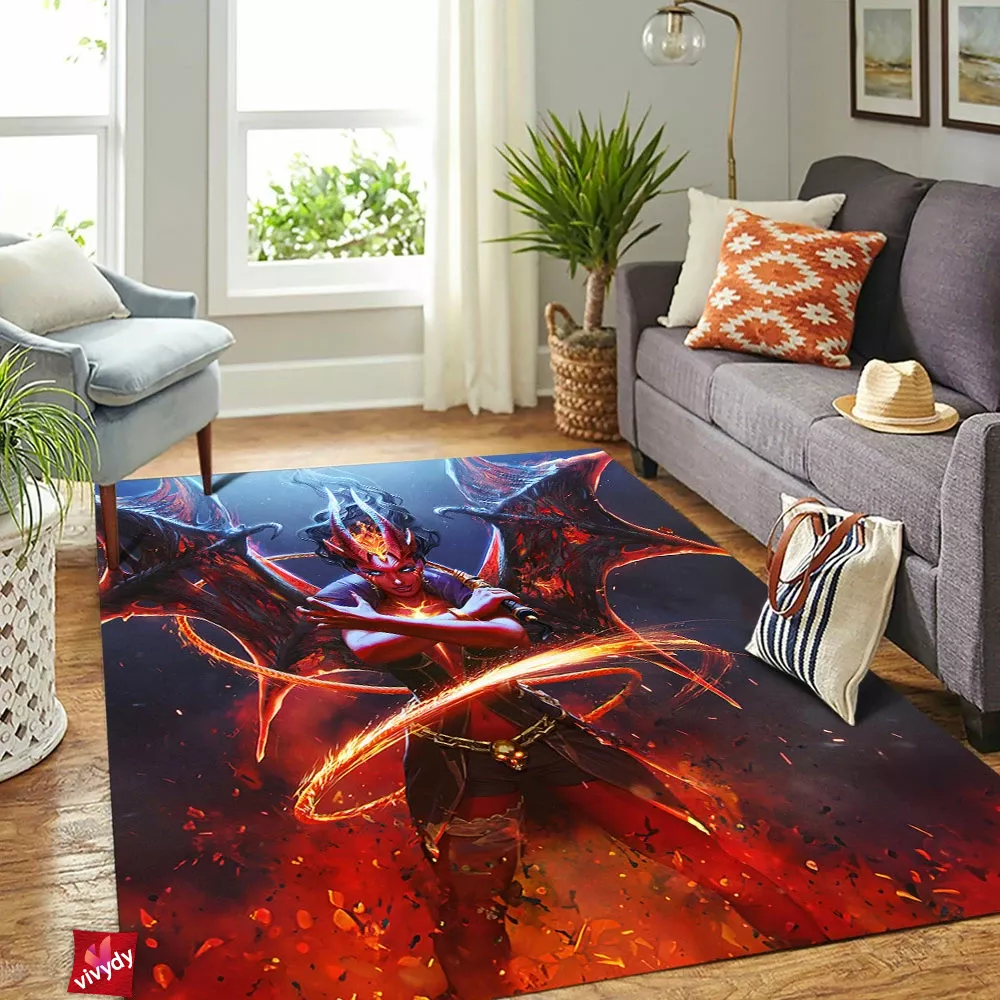 Queen Of Pain Rectangle Rug