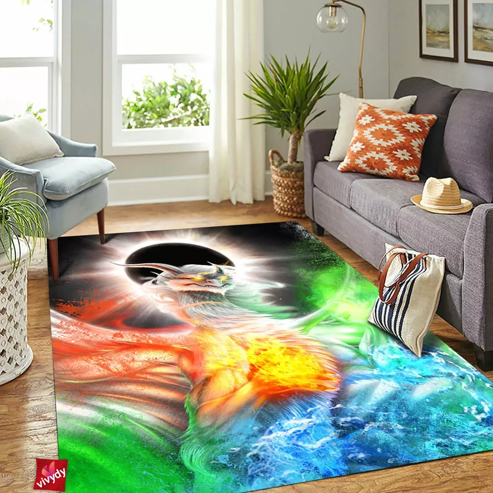 Element Dragon Rectangle Rug