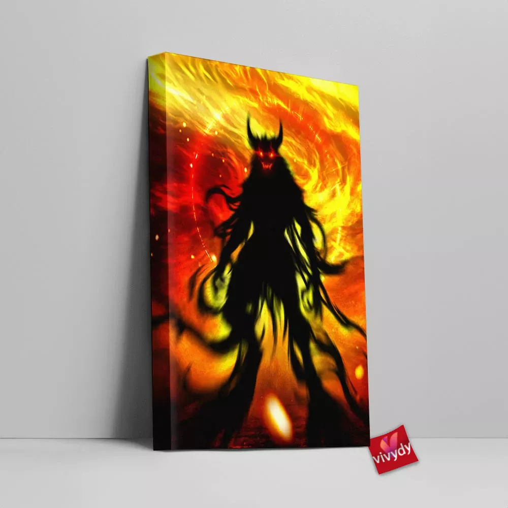 Blood And Death Canvas Wall Art